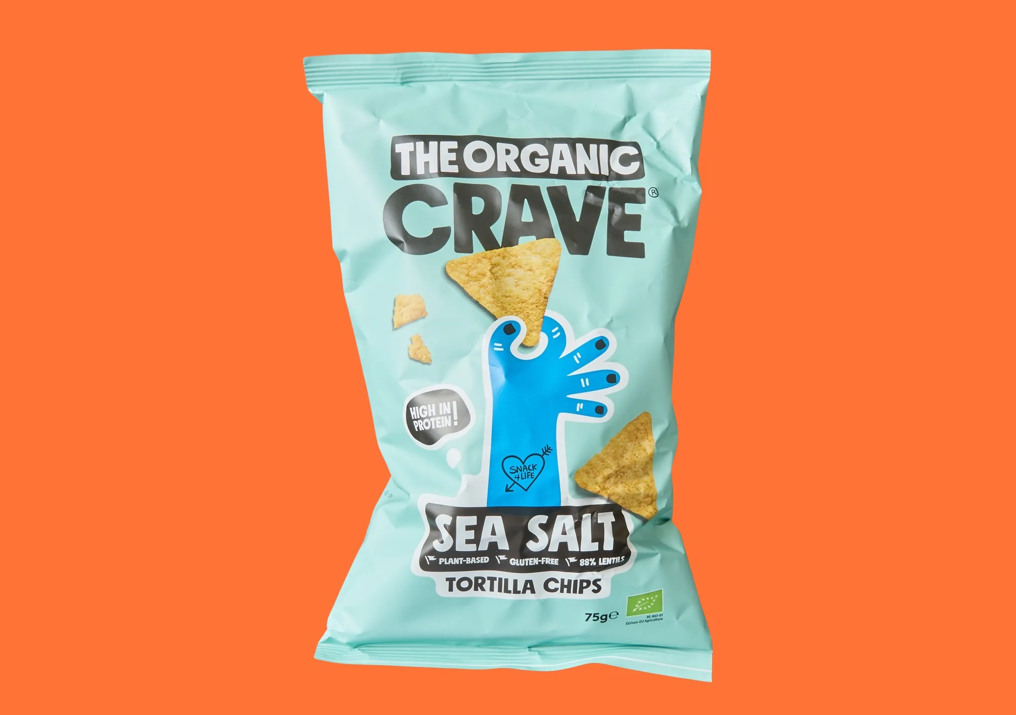En stor Organic Crave Chips-pose, Sloppy Jo's Deli